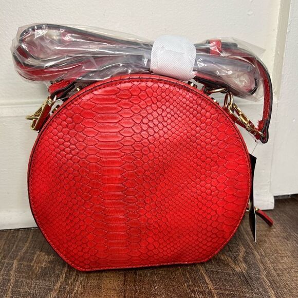 INC Pink Rilie Circle Top-Handle Crossbody Handbag - Picture 3 of 6